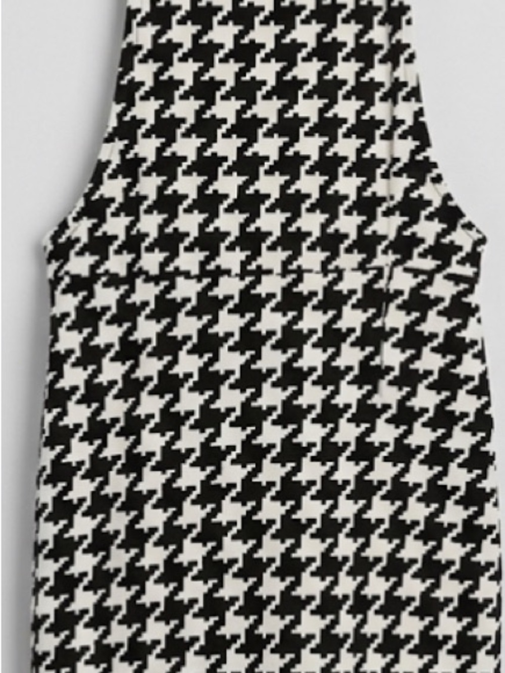Classic Black & White Houndstooth Dress